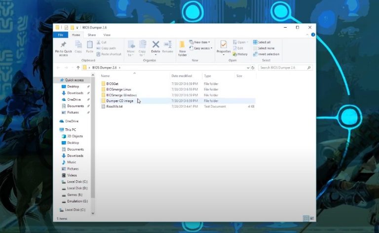 BIOS dumping